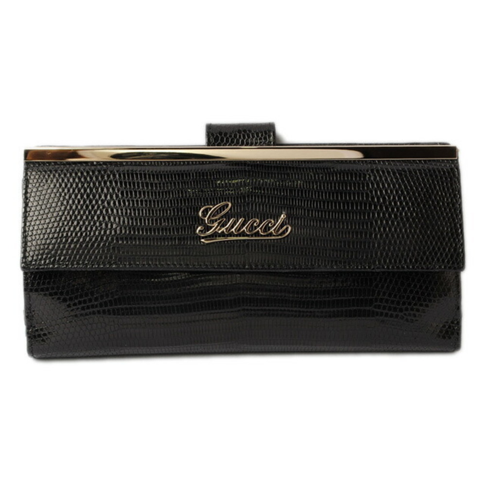 Gucci Black Double Python Wallet Hook - image 2